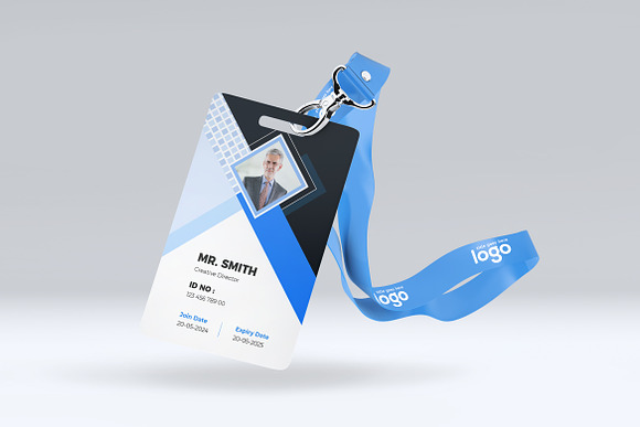 ID Card Template Design in Stationery Templates - product preview 6
