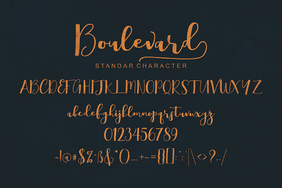 Boulevard Script Font in Script Fonts - product preview 6