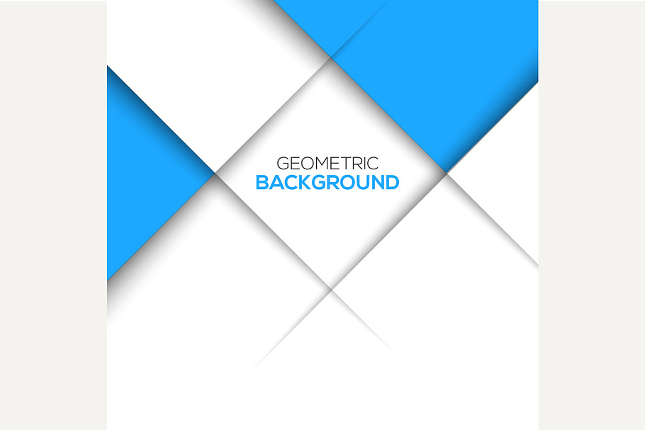 Geometric blue 3D background