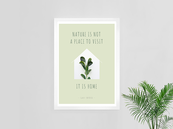 20 Minimal Plant Posters for Decors in Instagram Templates - product preview 1