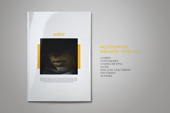 Sobre Magazine Template in Magazine Templates - product preview 6