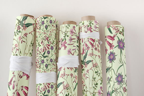 Vintage Botanical - Purple Floral in Patterns - product preview 3