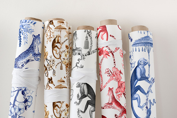 Chinoiserie Whimsy - Pattern in Patterns - product preview 5