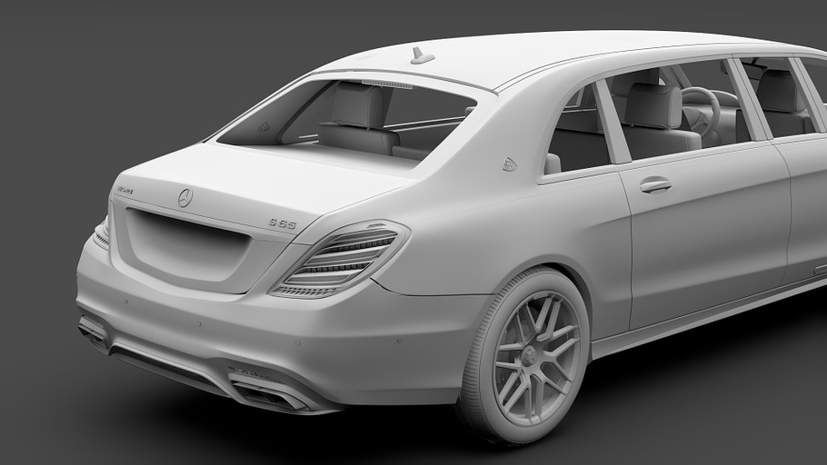 Mercedes AMG Maybach S 65 Pullman VV in Vehicles - product preview 7