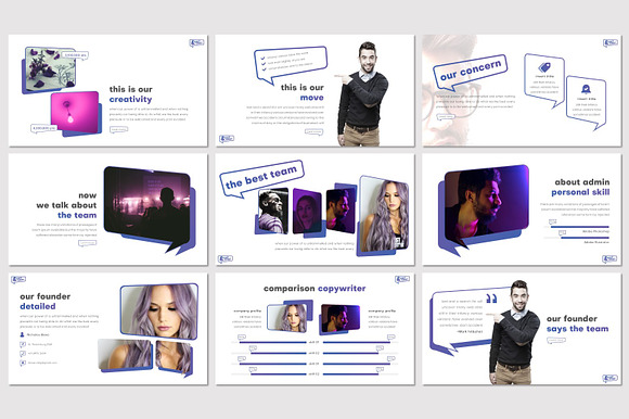 Chit & Chat - Powerpoint Template in PowerPoint Templates - product preview 3