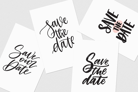 Wedding lettering in Objects - product preview 3