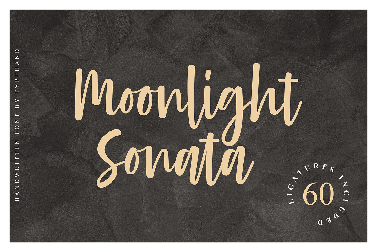Moonlight Sonata in Script Fonts - product preview 8