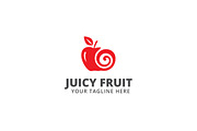 Juicy Fruit Logo Template