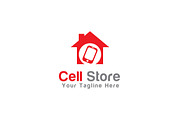 Cell Store Logo Template