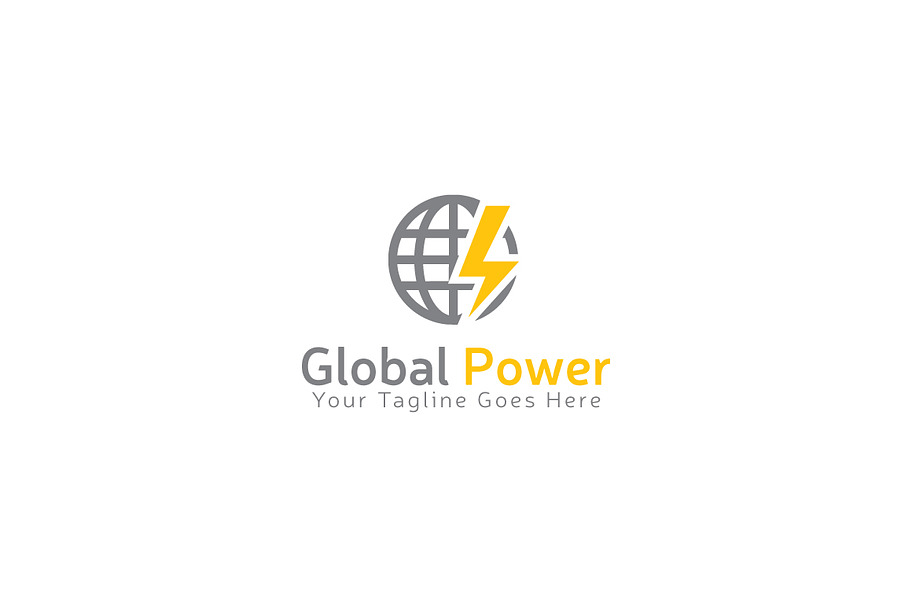 Global Power Logo Template in Logo Templates - product preview 8