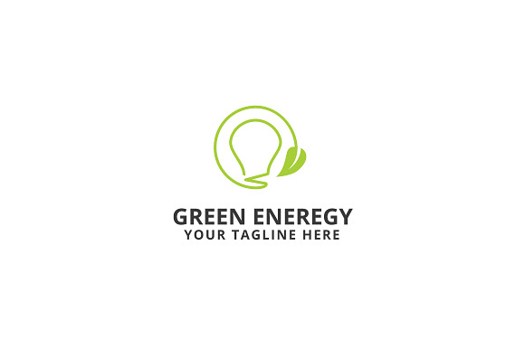 Green Energy Logo Template in Logo Templates - product preview 1