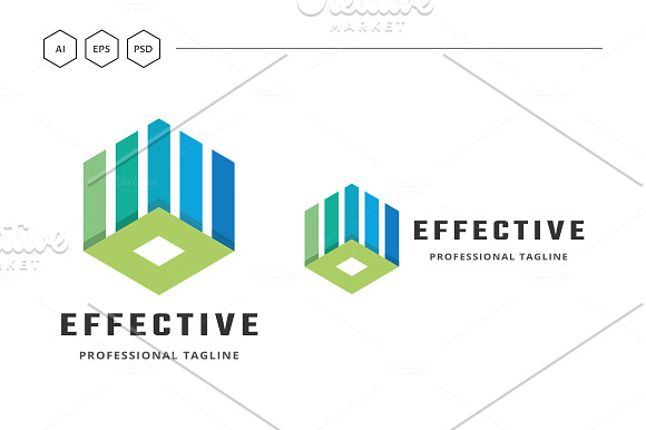 Effective Cube Logo in Logo Templates - product preview 3