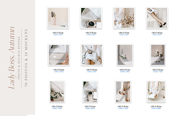 LADY BOSS. AUTUMN. in Instagram Templates - product preview 5