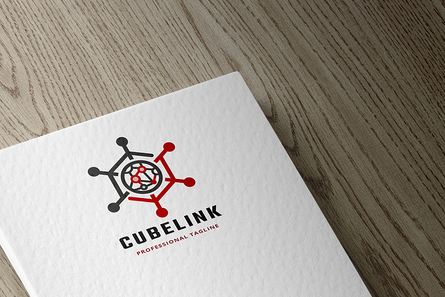 Cube Link Logo in Logo Templates - product preview 8
