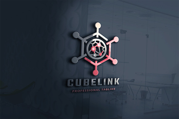 Cube Link Logo in Logo Templates - product preview 1
