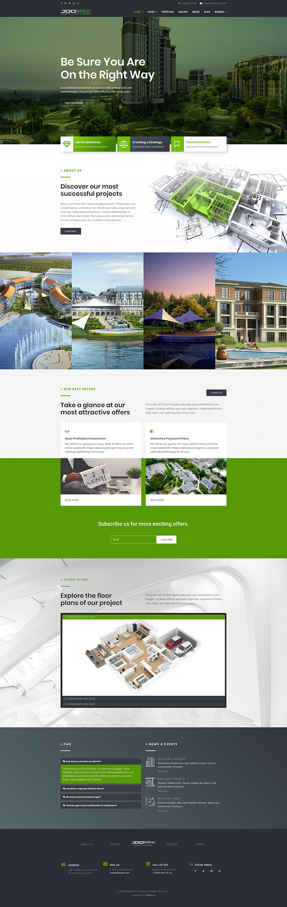 JooMax Site Building Kit For Joomla! in Joomla Themes - product preview 4