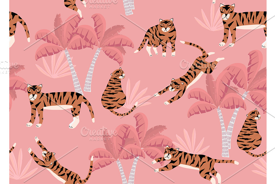 Pattern With Tigers in Patterns - product preview 8