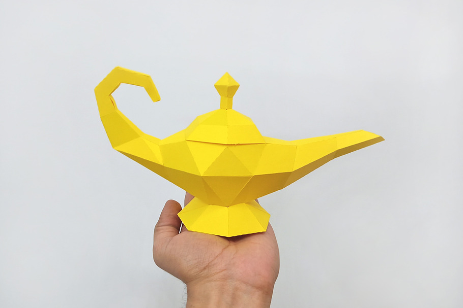 DIY Aladdin Genie Lamp 3d papercraft