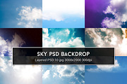 Sky PSD Backdrop