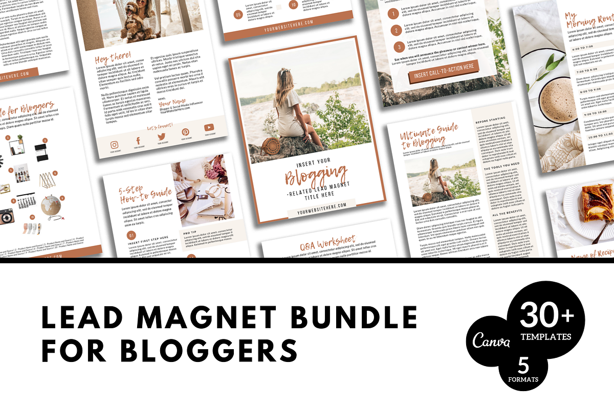 Lead Magnet Template for Bloggers in Email Templates - product preview 8