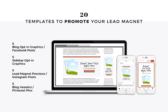 Lead Magnet Template for Bloggers in Email Templates - product preview 2