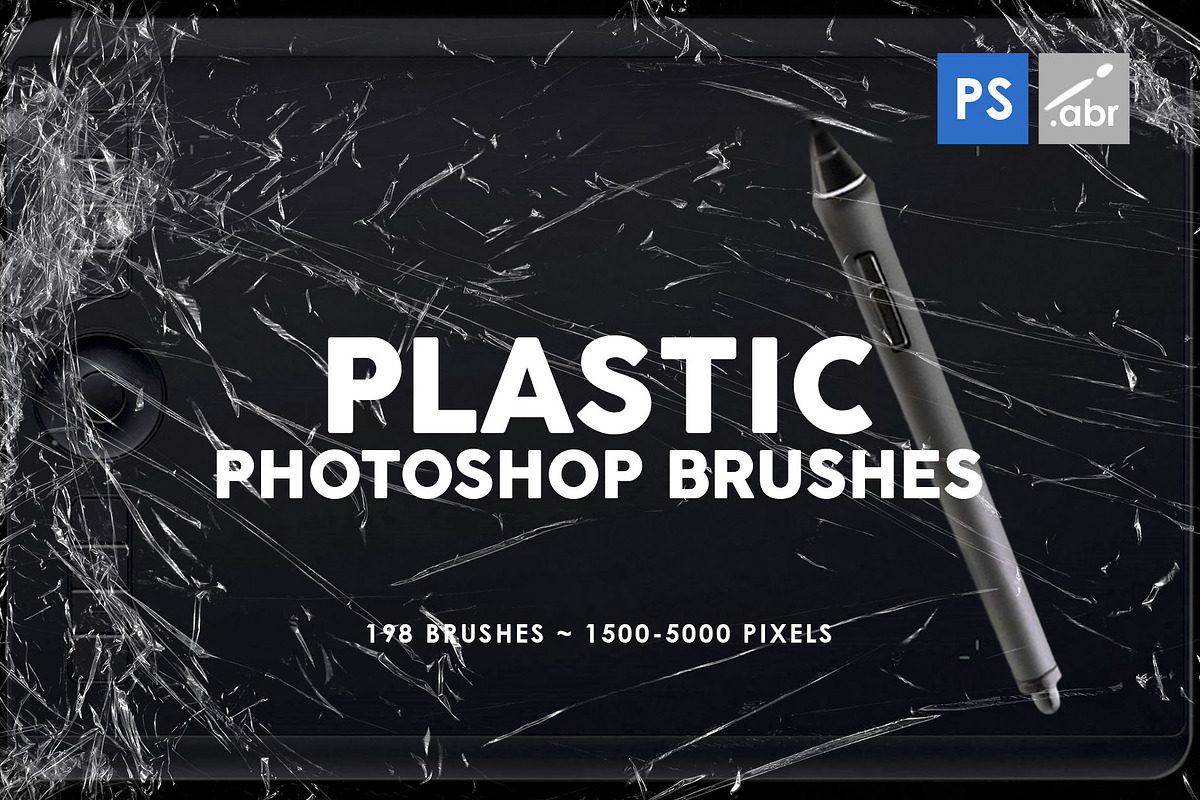198 Plastic Photoshop Brushes in Add-Ons - product preview 8