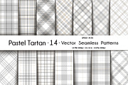 Seamless Pastel Tartan Pattern