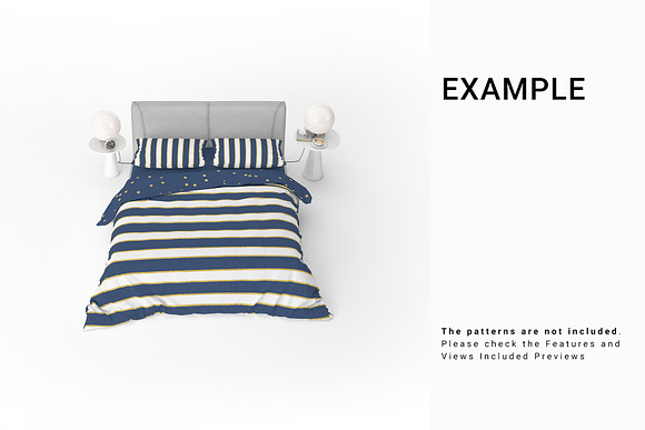 Bed Linen Mockup Set in Product Mockups - product preview 5