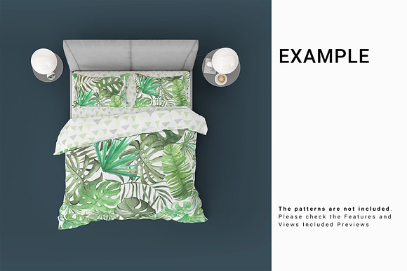 Bed Linen Mockup Set in Product Mockups - product preview 9