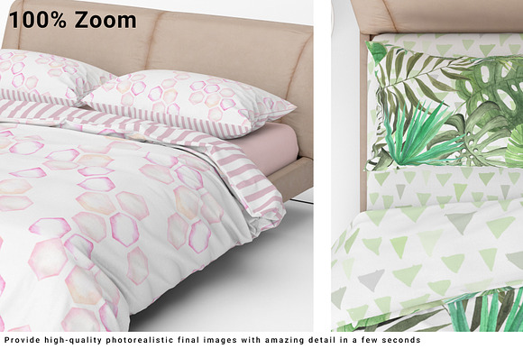 Bed Linen Mockup Set in Product Mockups - product preview 10