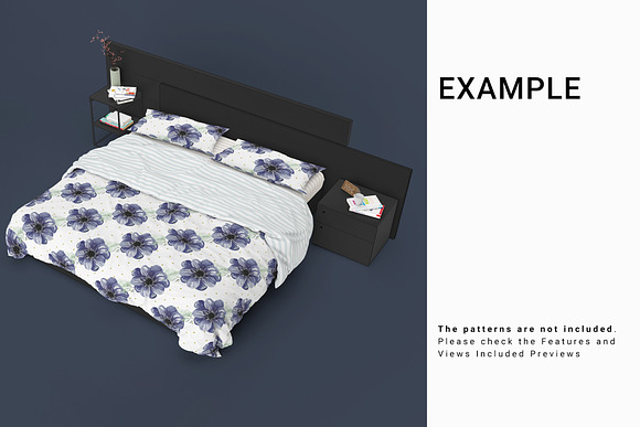 Bed Linens Mockup Set in Product Mockups - product preview 7