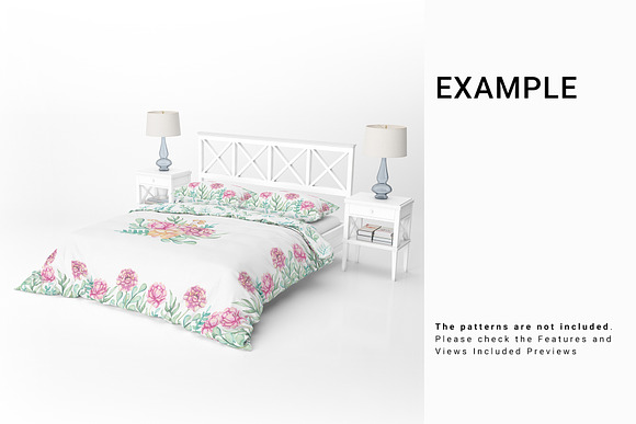 Bed Linens Mockup Set in Product Mockups - product preview 8