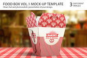 Food Box Vol.1 Mock-up Template