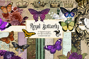Royal Butterfly Graphics