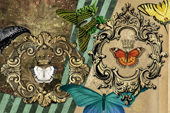 Royal Butterfly Graphics in Illustrations - product preview 1