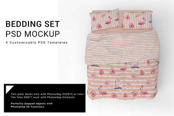 Bed Linens Mockup Set