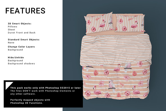 Bed Linens Mockup Set in Product Mockups - product preview 2