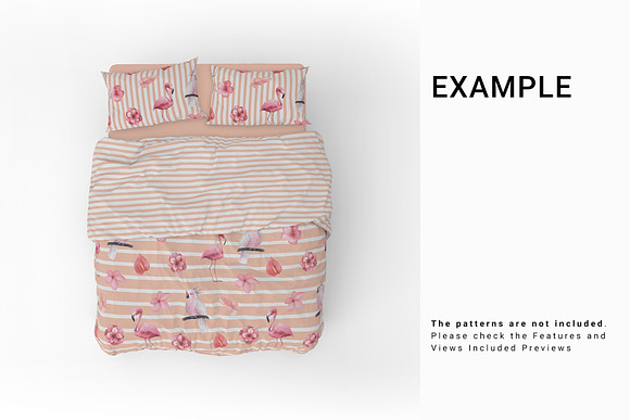 Bed Linens Mockup Set in Product Mockups - product preview 4