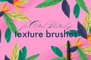 Texture brushes for Adobe Photoshop