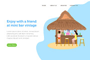 Landing Page Background With tropica