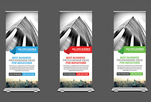 15 Business Roll-up Banners Bundle in Flyer Templates - product preview 5
