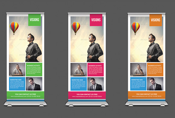 15 Business Roll-up Banners Bundle in Flyer Templates - product preview 16