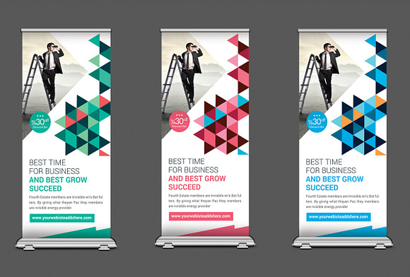 15 Mulipurpose Rollup Banners Bundle in Flyer Templates - product preview 4