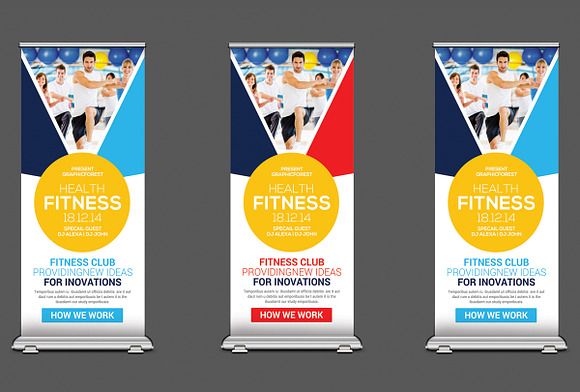 15 Mulipurpose Rollup Banners Bundle in Flyer Templates - product preview 11