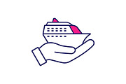 Cruise service color icon