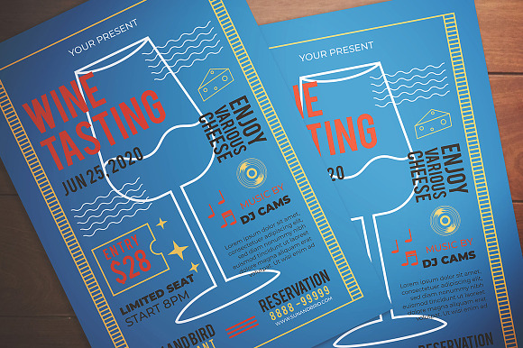 Wine Tasting Flyer in Flyer Templates - product preview 2