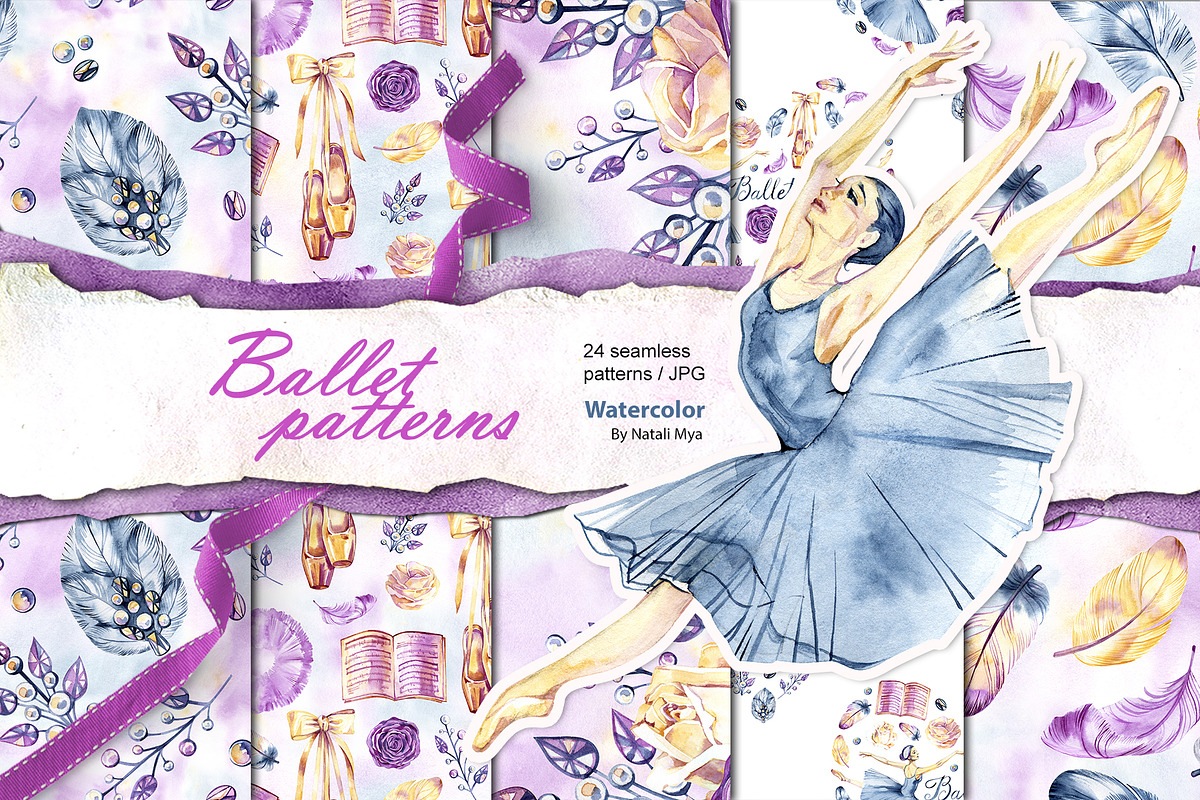 Ballet patterns in Patterns - product preview 8