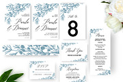 Botanical Wedding Invitation Set