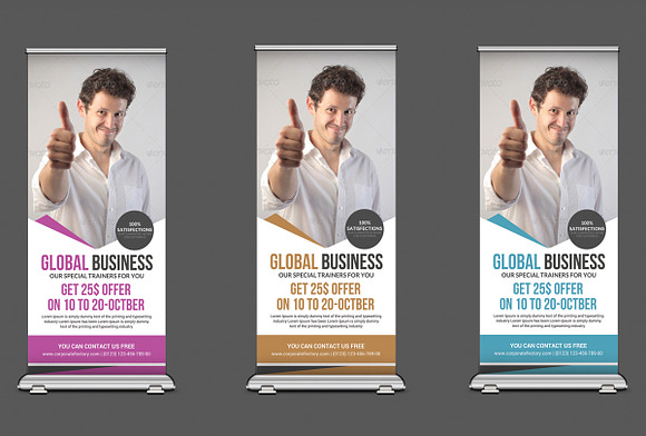 40 Multipurpose Rollup Banner Bundle in Flyer Templates - product preview 30