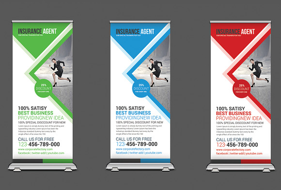 40 Multipurpose Rollup Banner Bundle in Flyer Templates - product preview 33